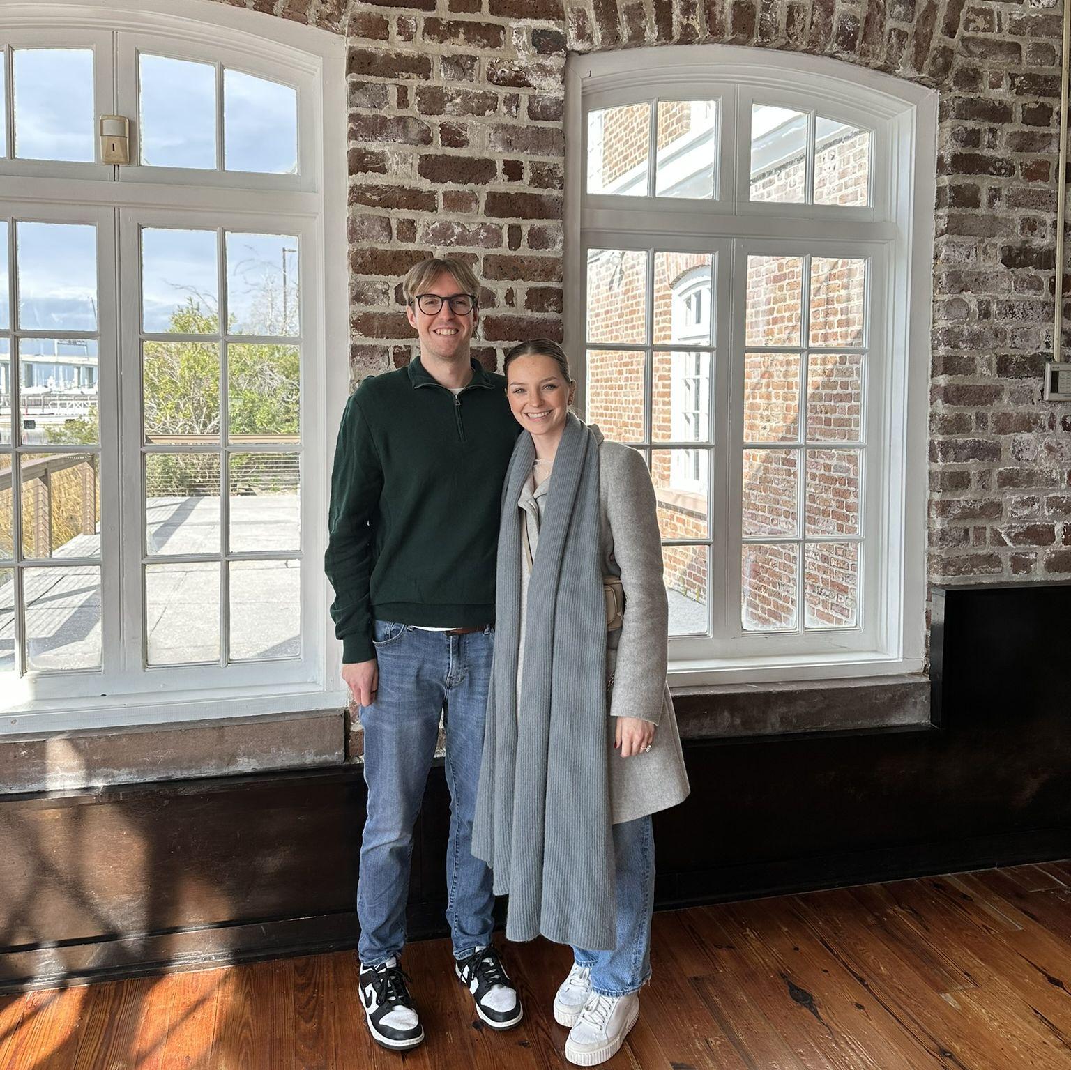 December 8, 2026 (Charleston, SC): Menu tasting for our big day!