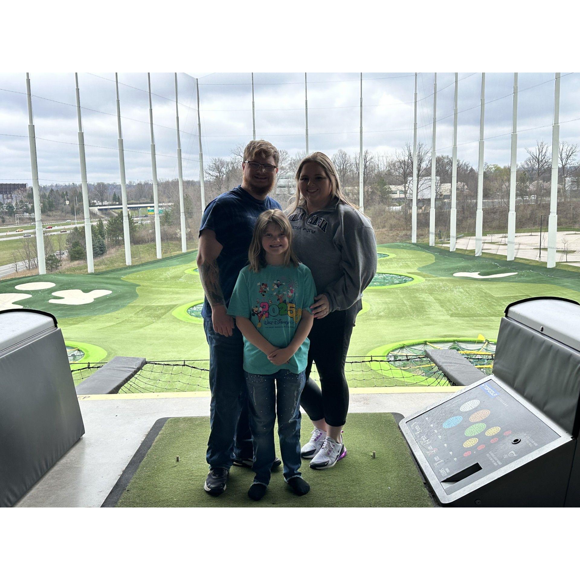 TopGolf with Aubri!