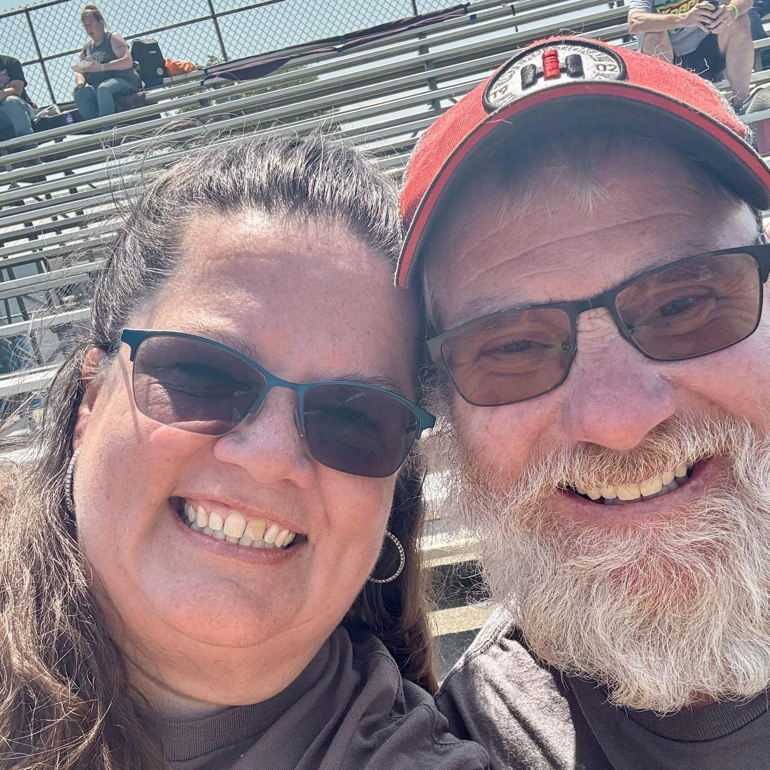 Supporting TJ at the tractor pull.