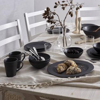 Ridge 12-Piece Dinnerware Set, Service for 4