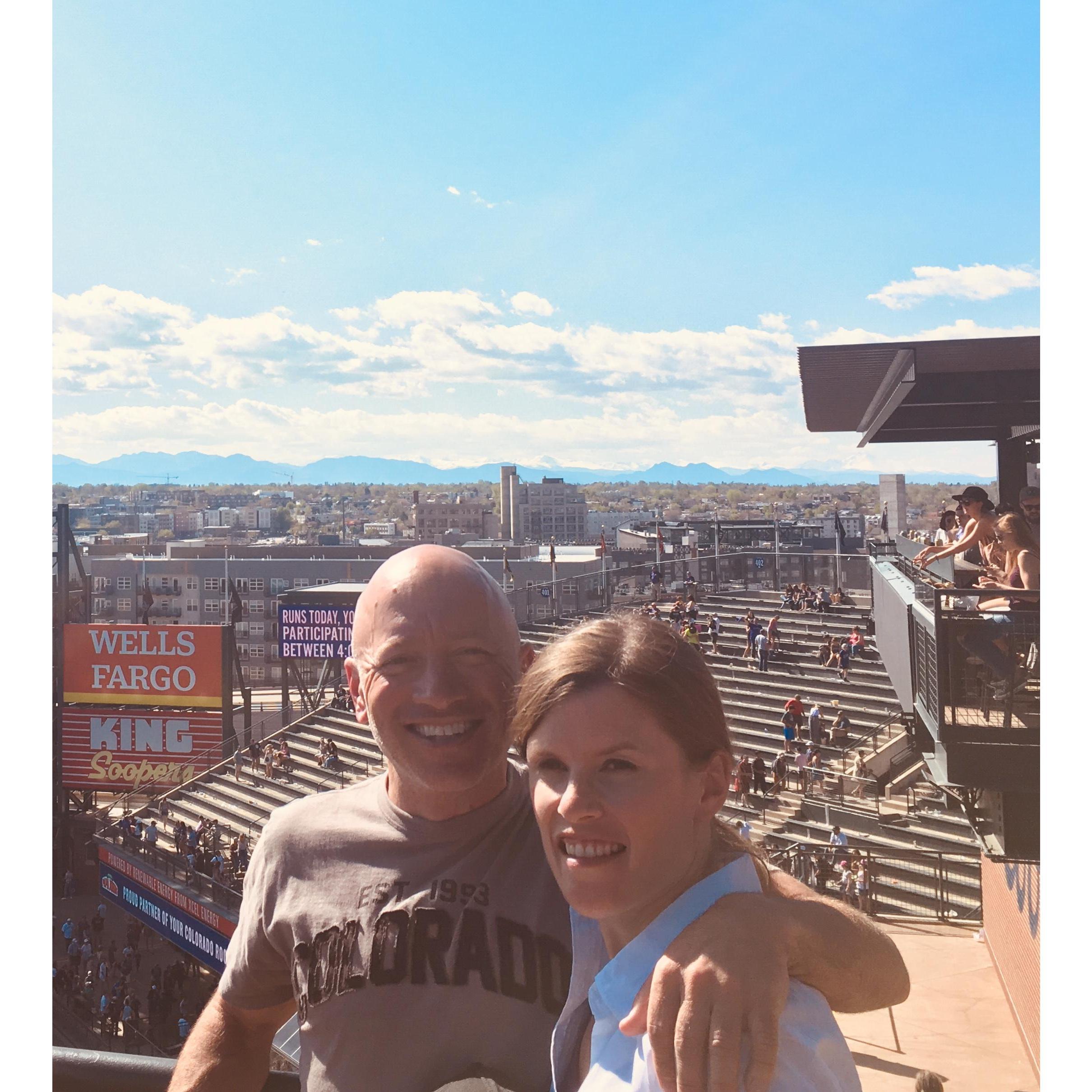 First trip to Vince's hometown (Denver).