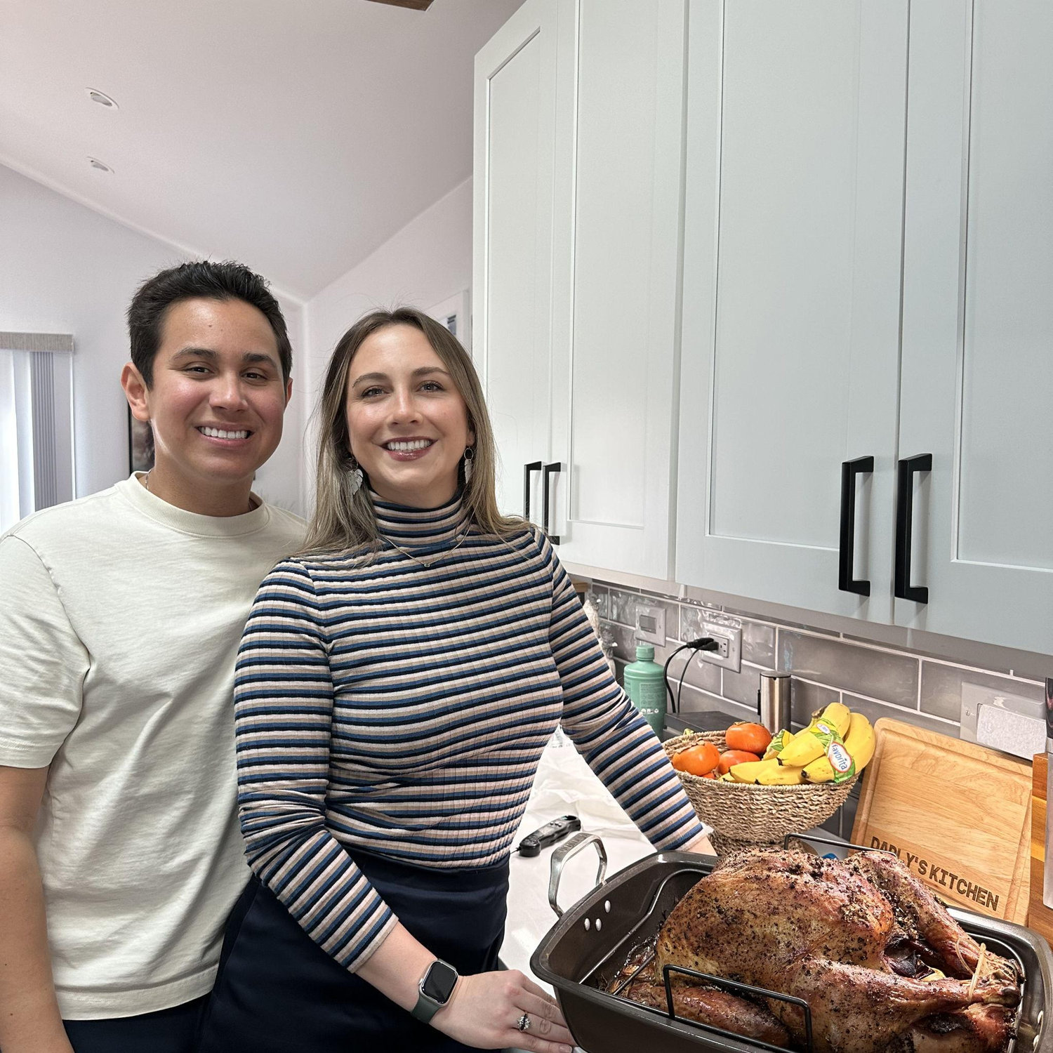 Our first Thanksgiving turkey. It turned out amazing and we were very proud!