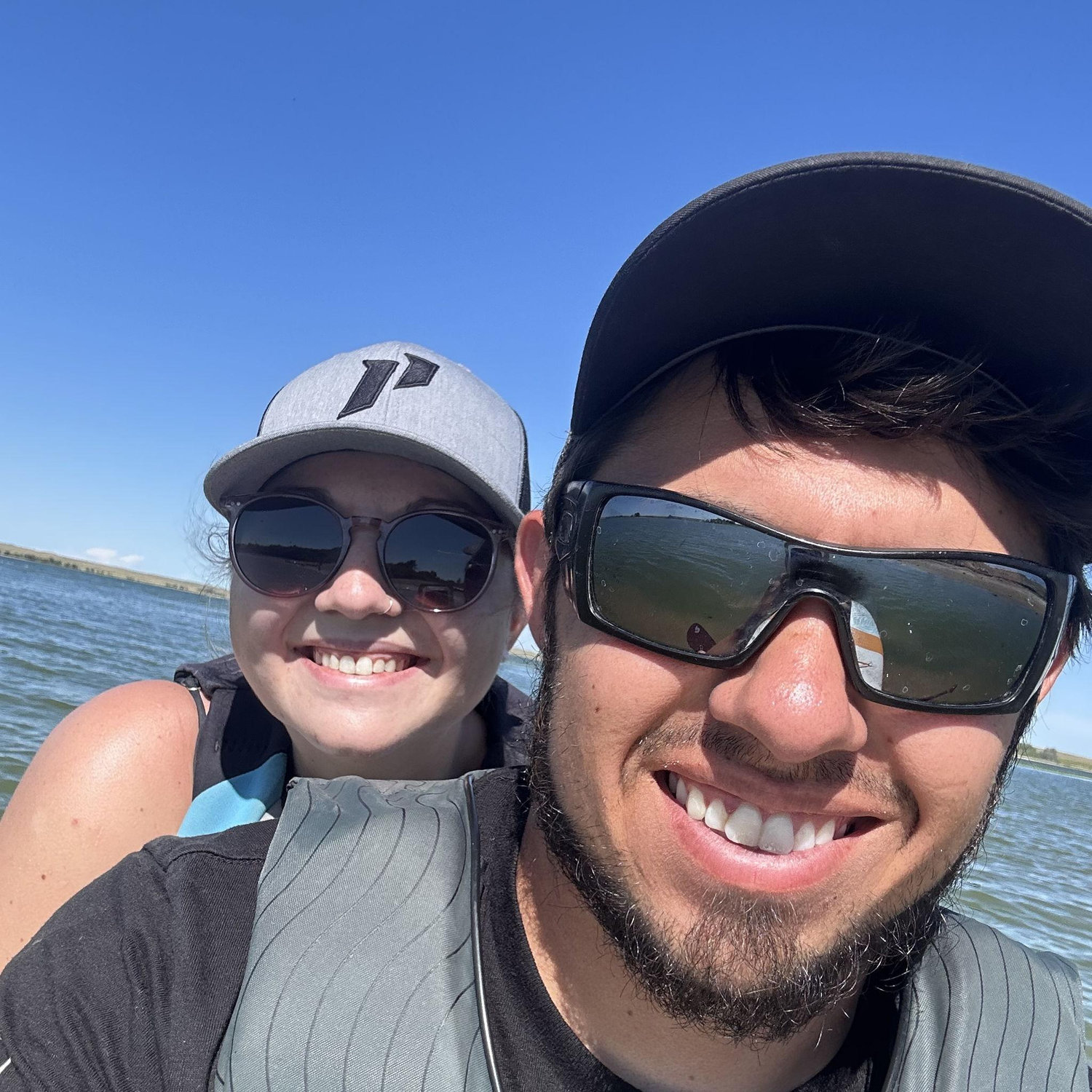 August 2023. Paddleboarding at North Sterling.