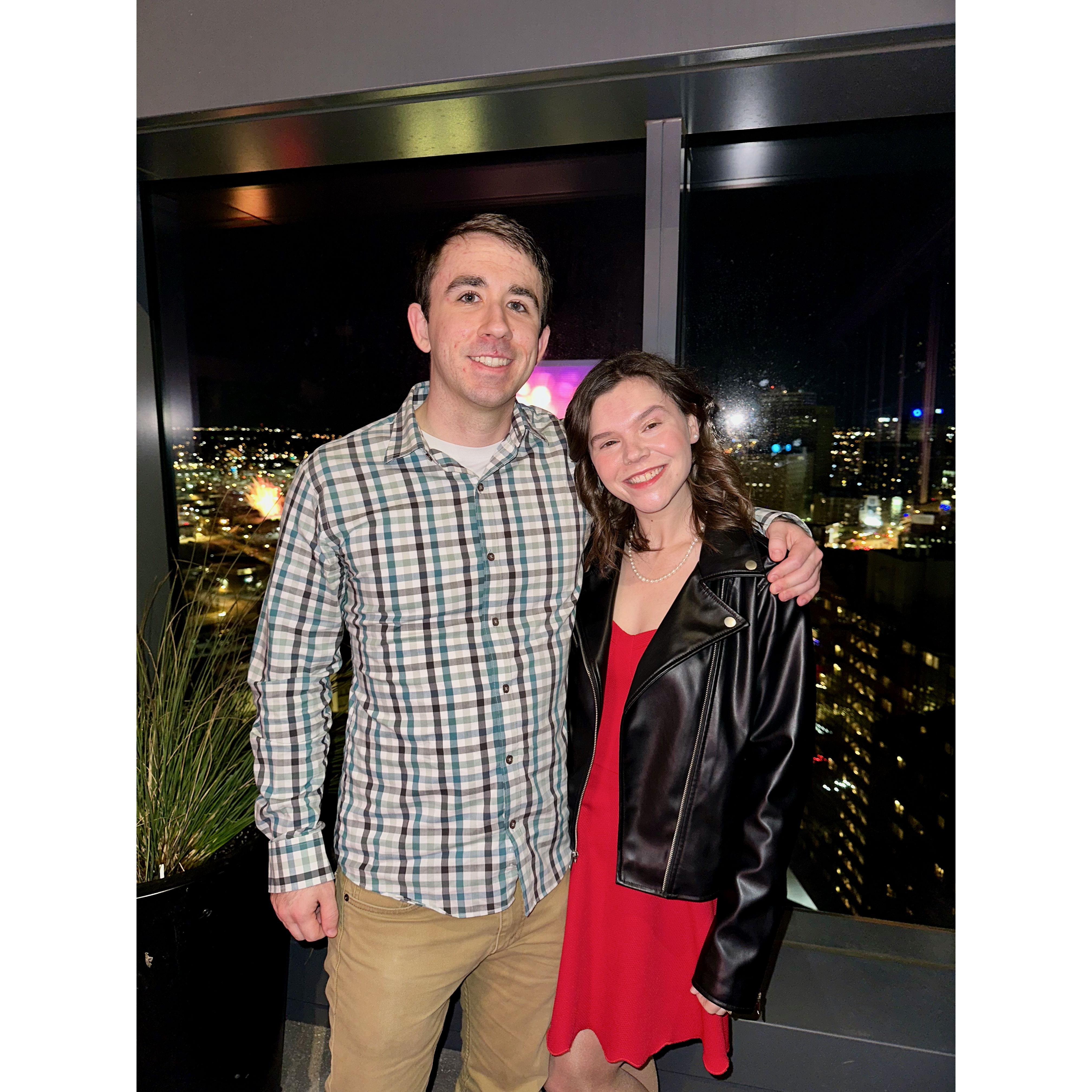 Celebrating Valentine's Day 2024 in Columbus, OH (half-way point between Lexington and Pittsburgh)