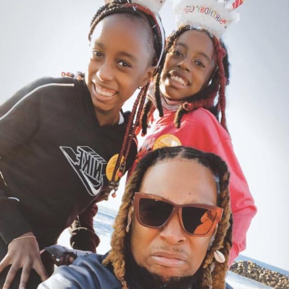 The twins & me having fun on their birthday vacation!