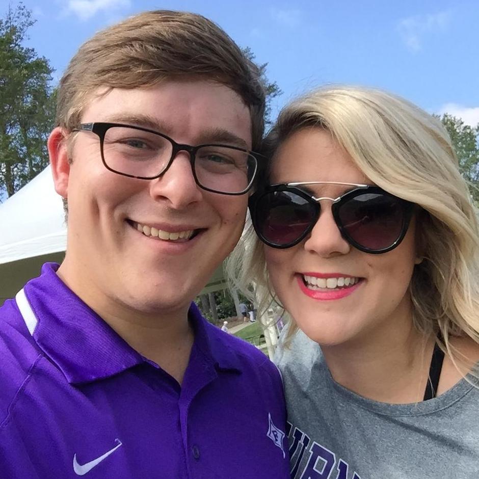 We both love Furman athletics! The Paladins will always hold a special place in our hearts as alumni. You can definitely catch us at a football or basketball game!