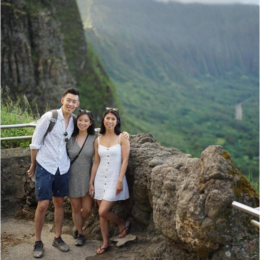 Honolulu with our friend, Michelle