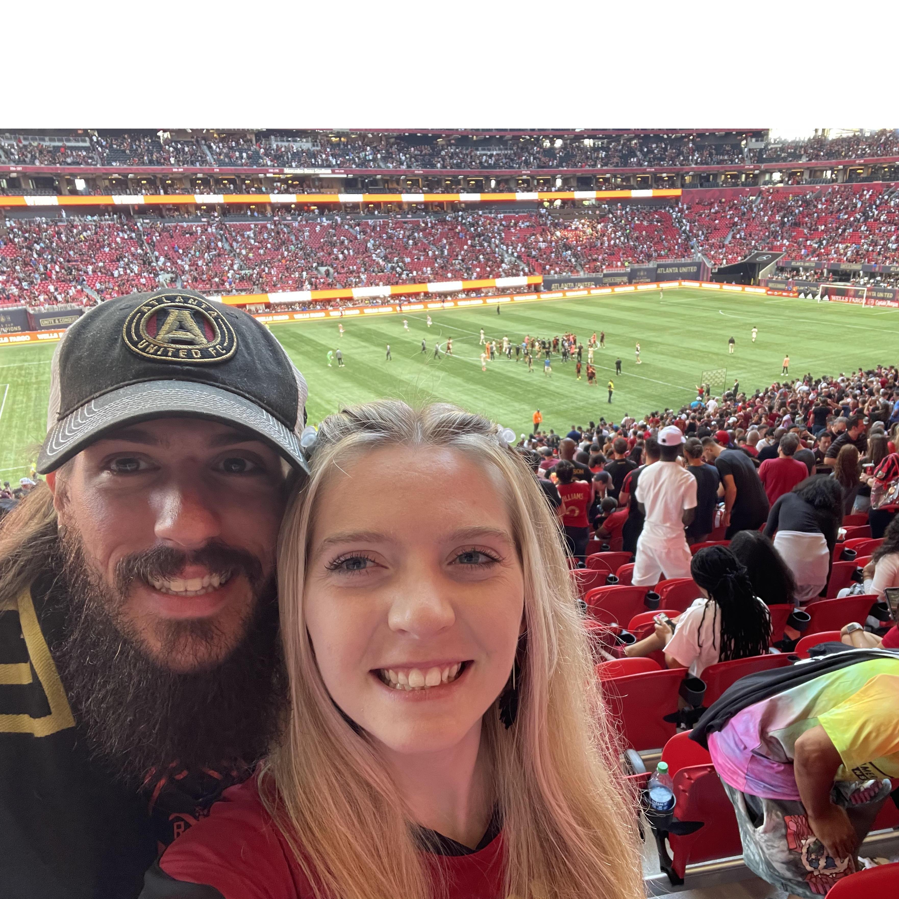 We enjoy watching our Atlanta Untied score some goals too!