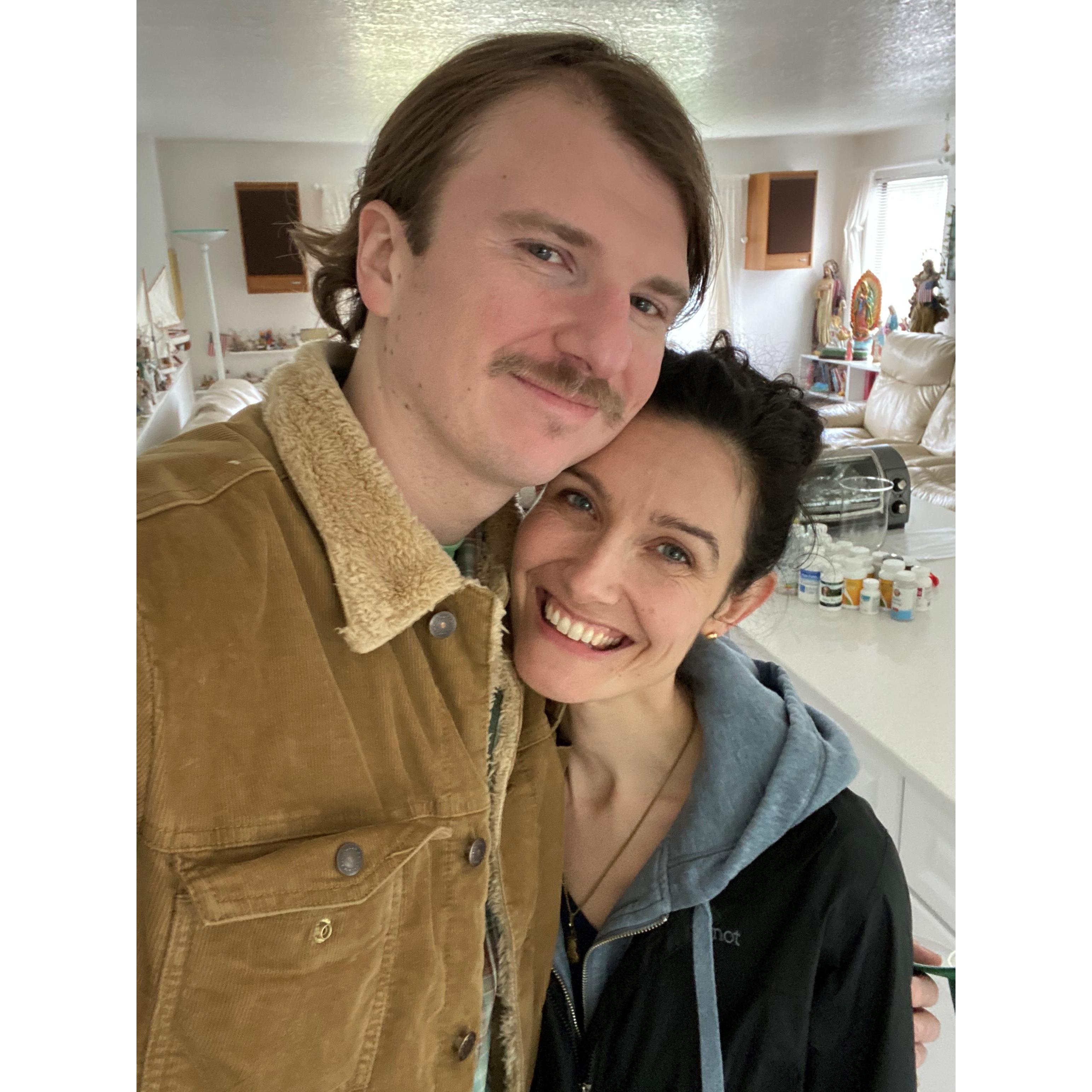 The day after Peter proposed!