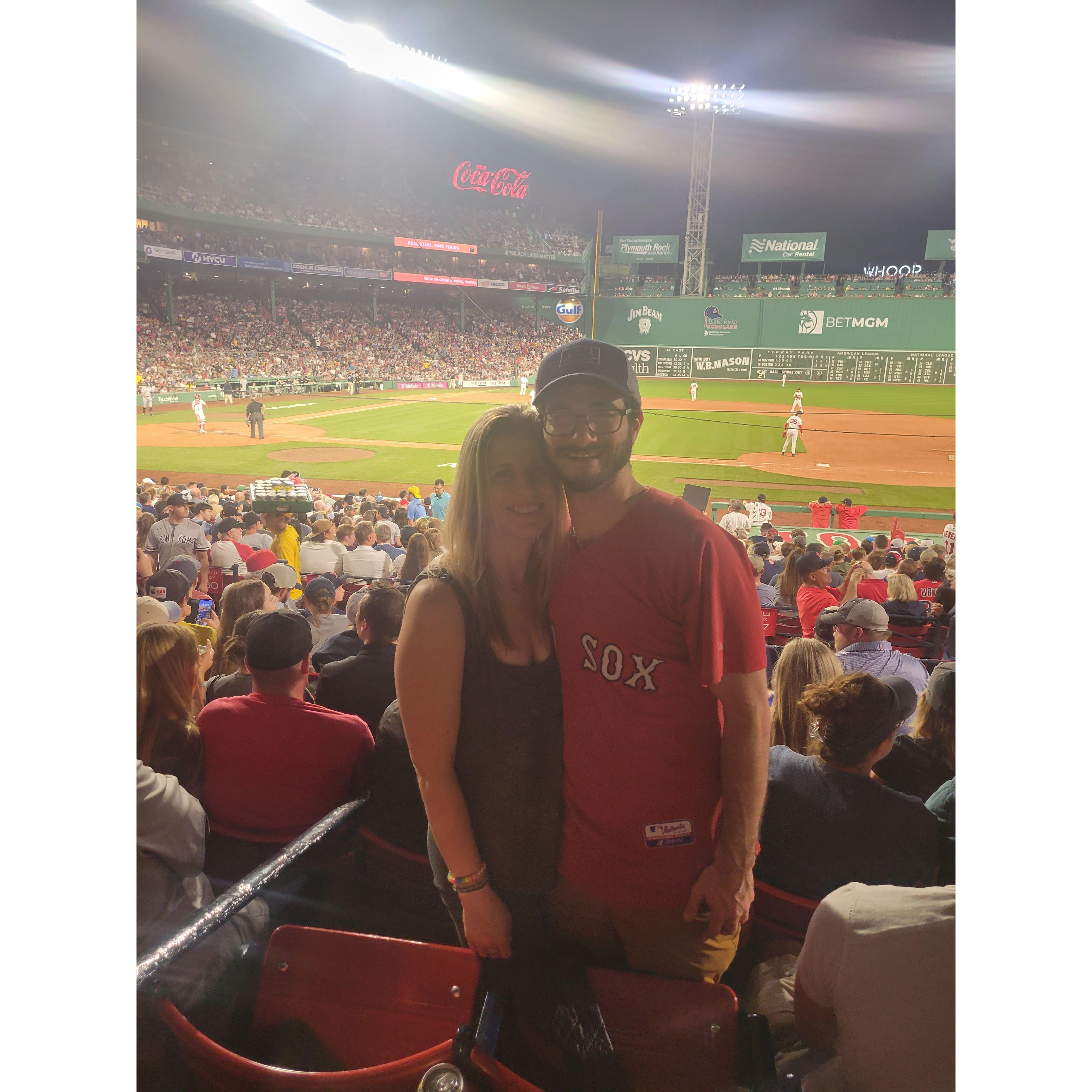 Our first Red Sox game