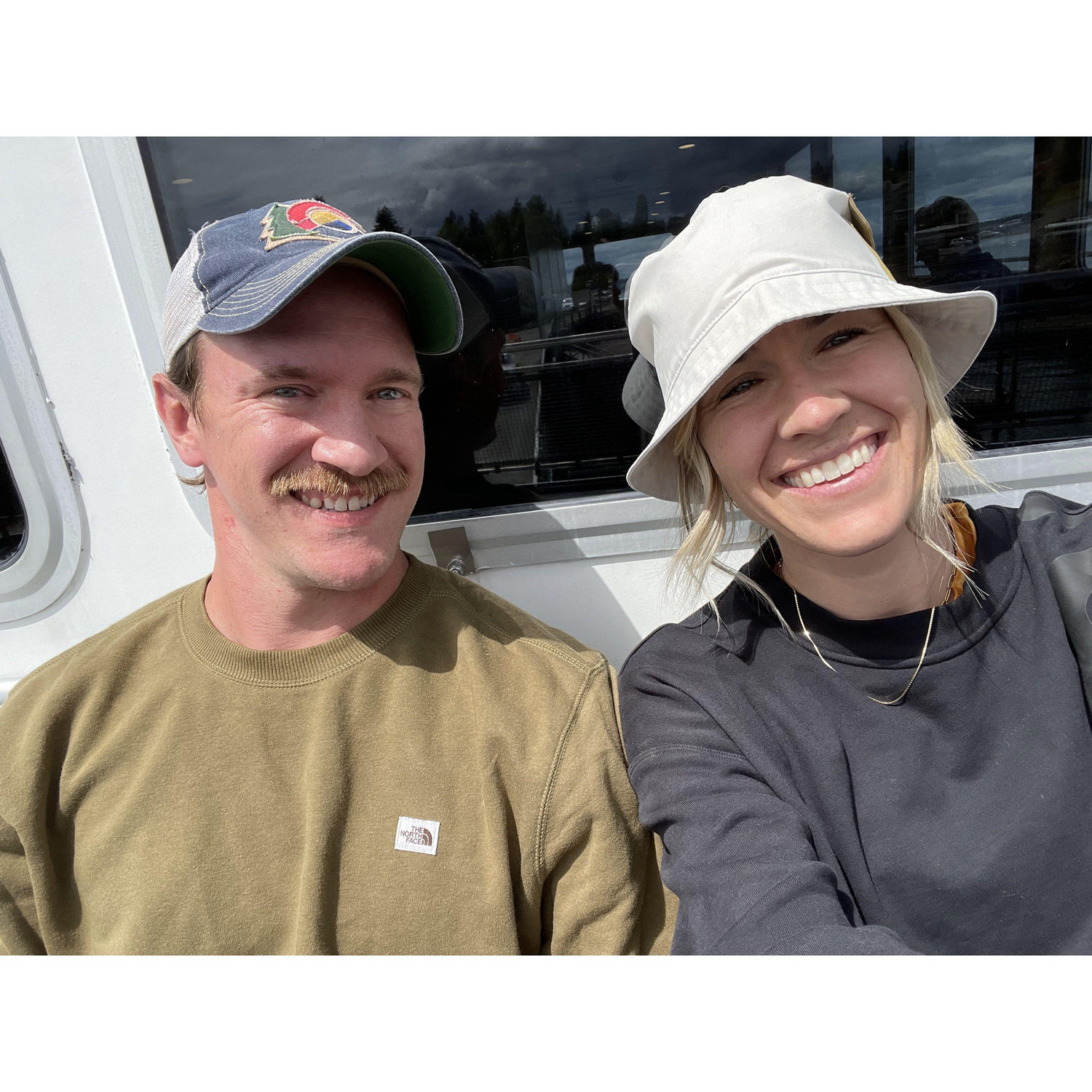 On the ferry in Washington