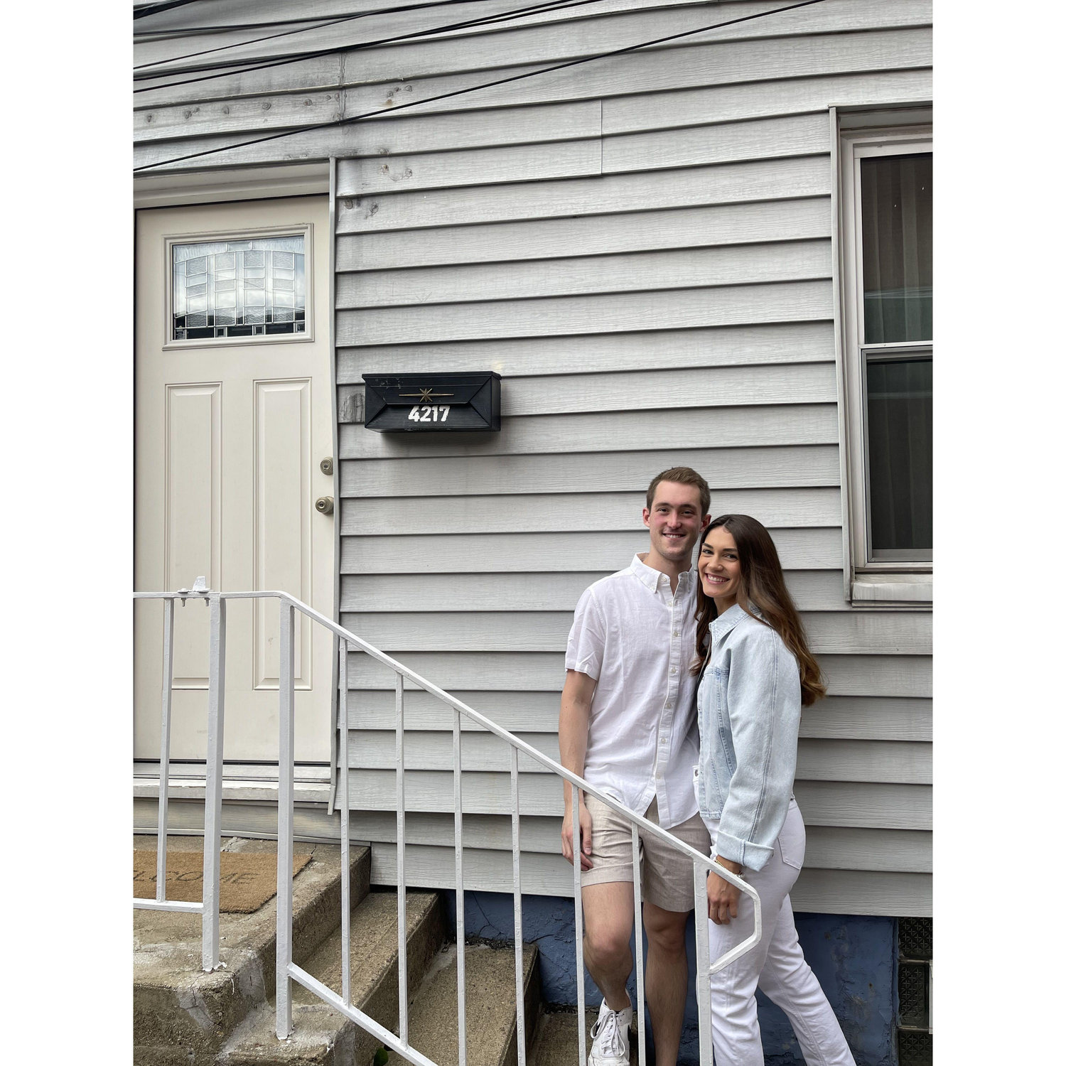 Our first apartment together in Pittsburgh!