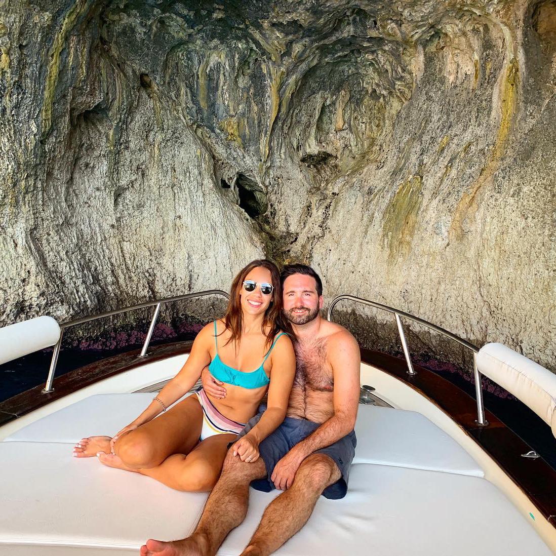 Sailing in Capri, Italy.