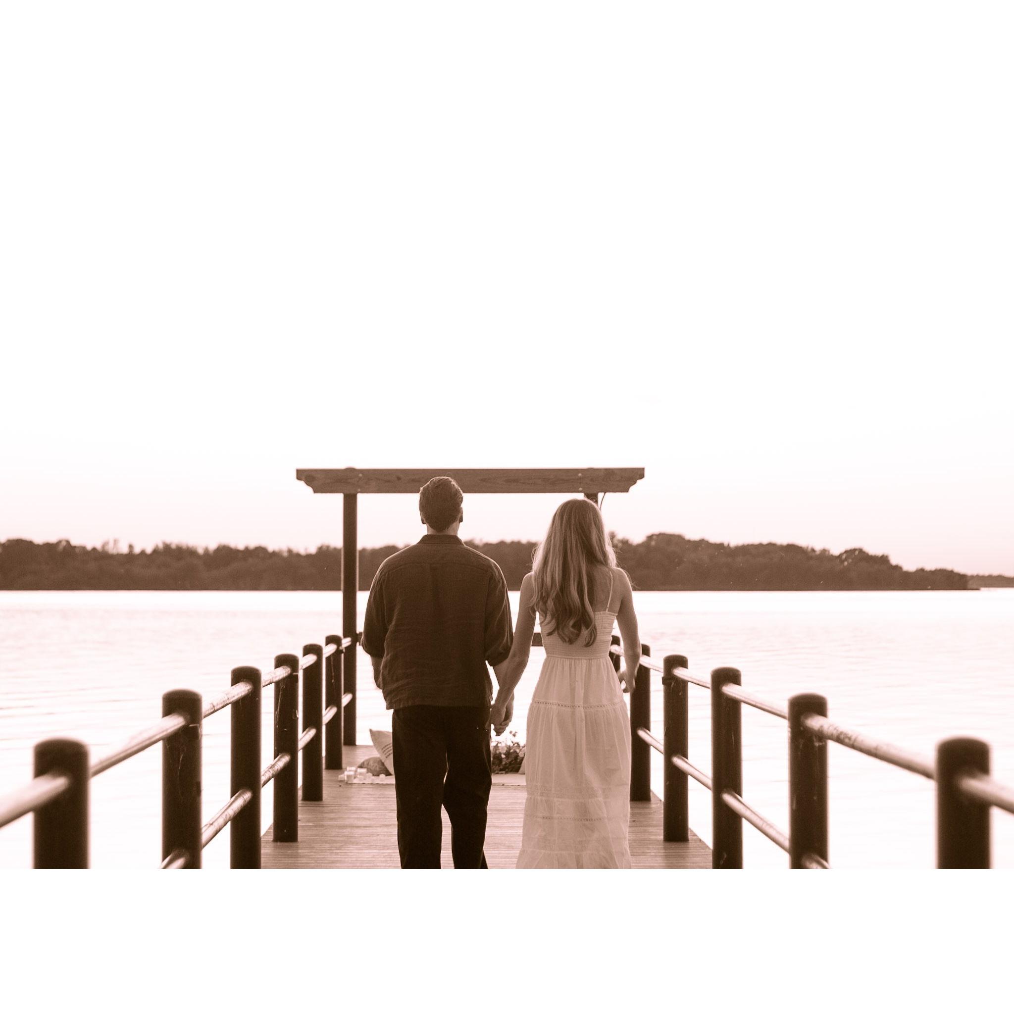 I can't wait to walk with you the rest of my life...