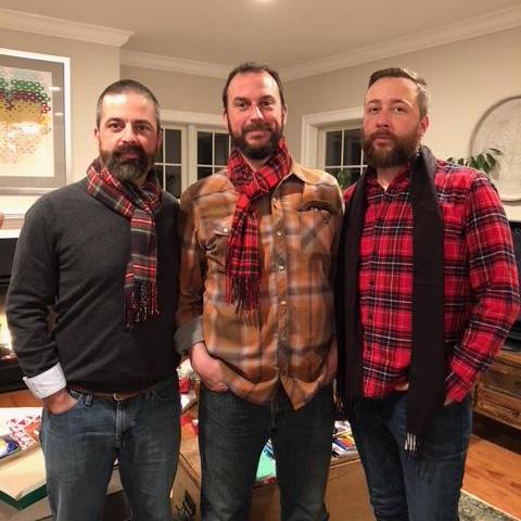 JC, Lorenzo & Ale's beard growing contest & Christmas scarfs.