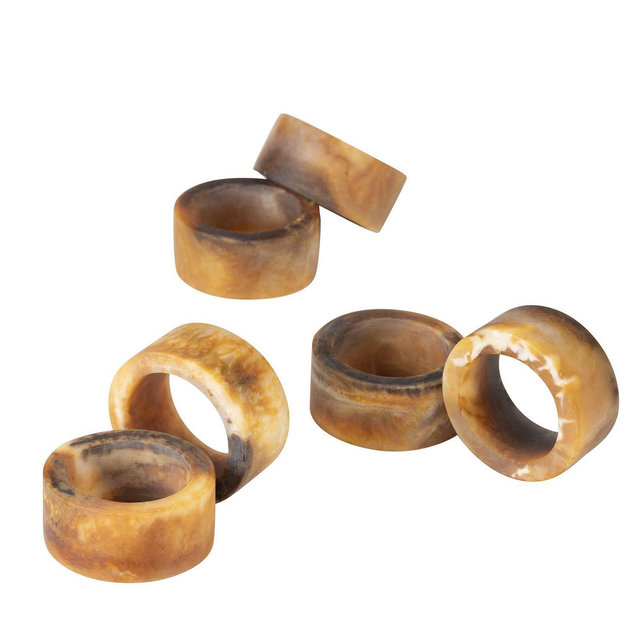 GAURI KOHLI Kampai Napkin Rings, Set of 6