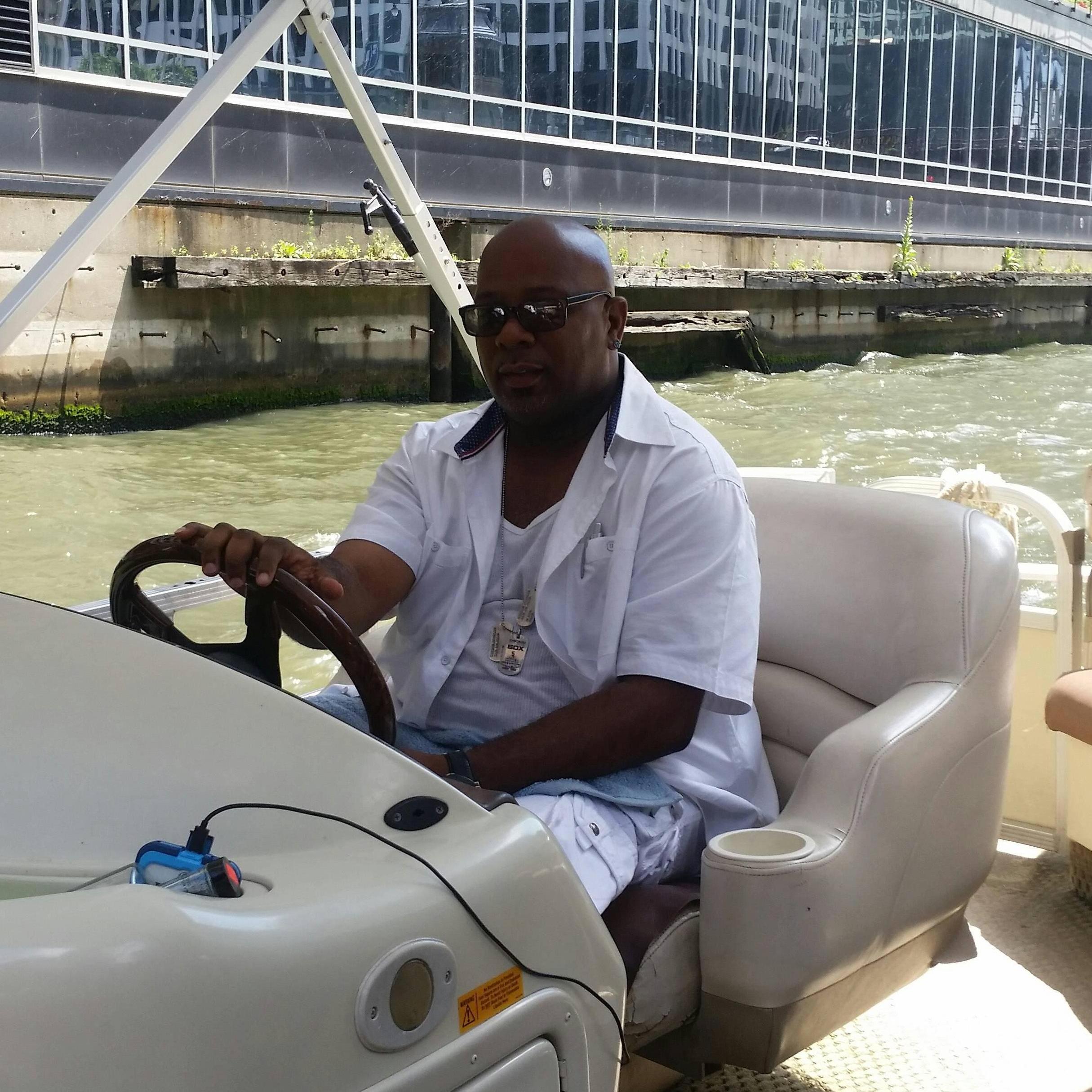 Enjoying the day out in the water!