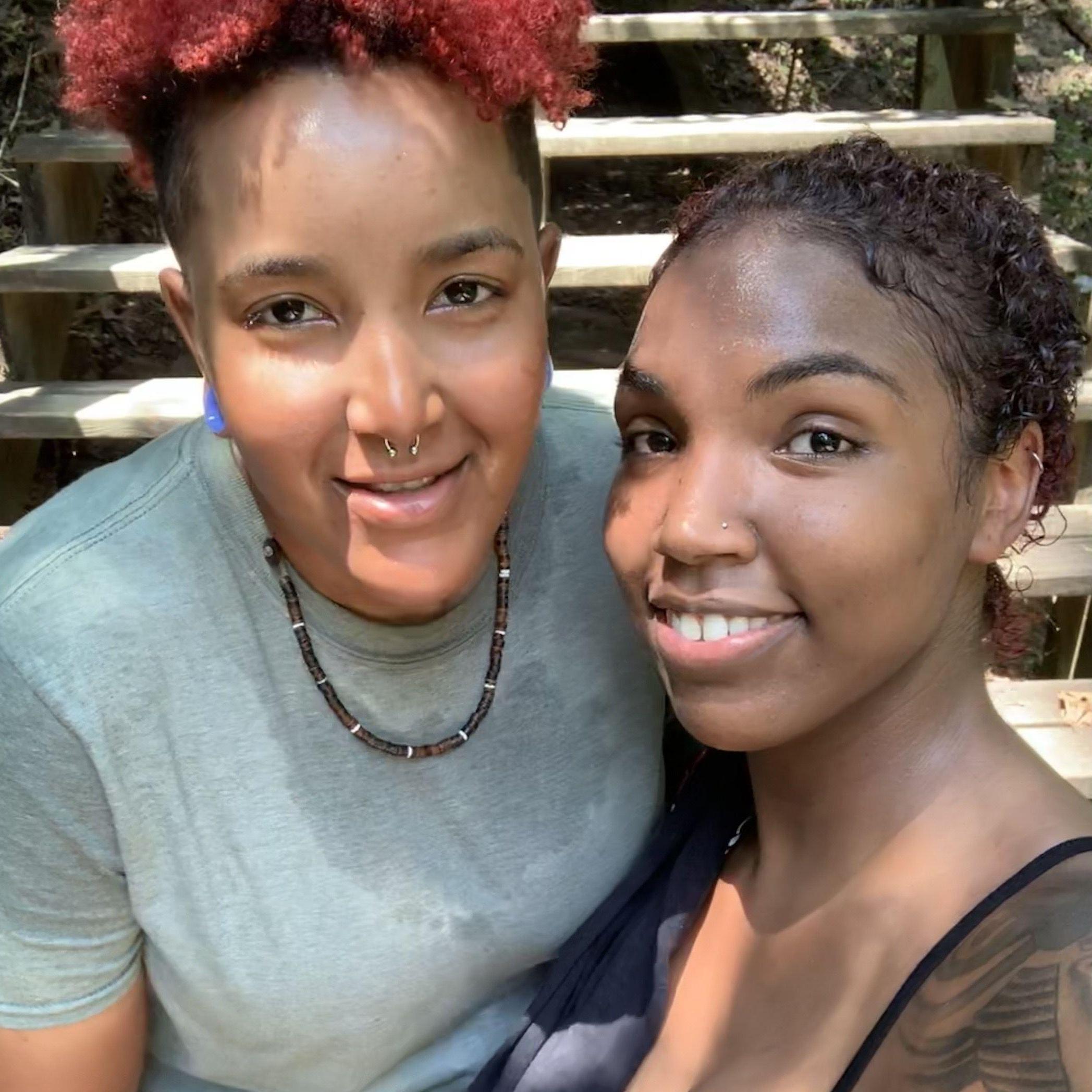 Our first hike together to see a waterfall!