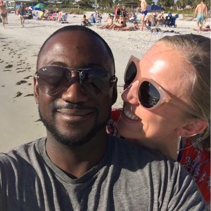 Our first photo on our first trip together