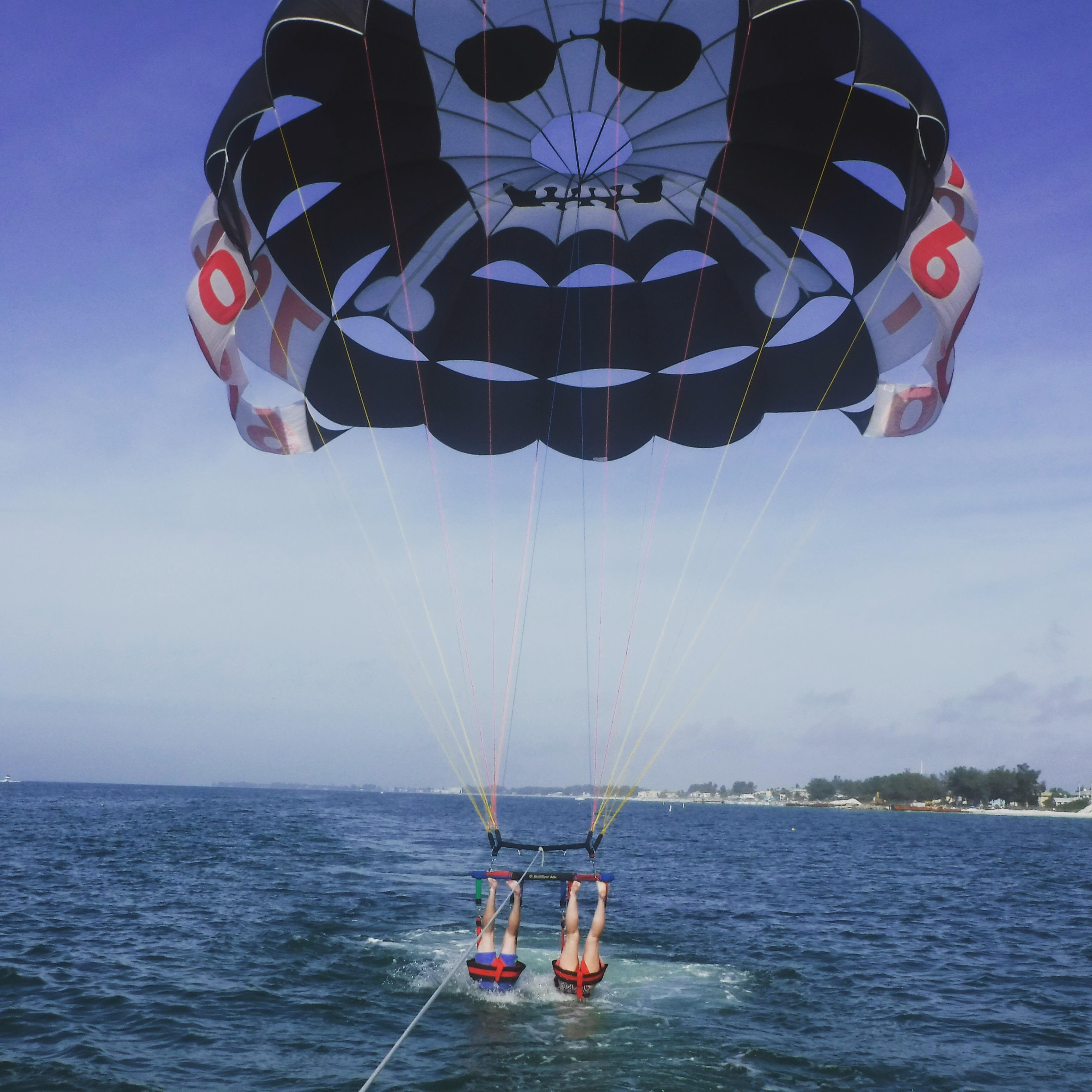 Parasailing on our first trip to Florida together 2016