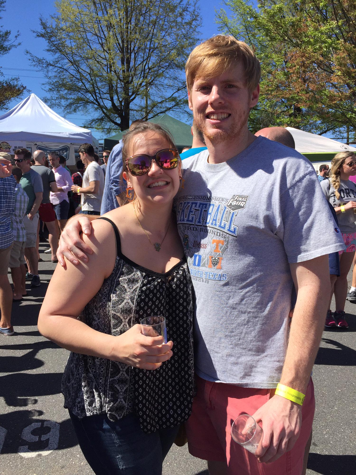 Our first beer festival in Charlotte