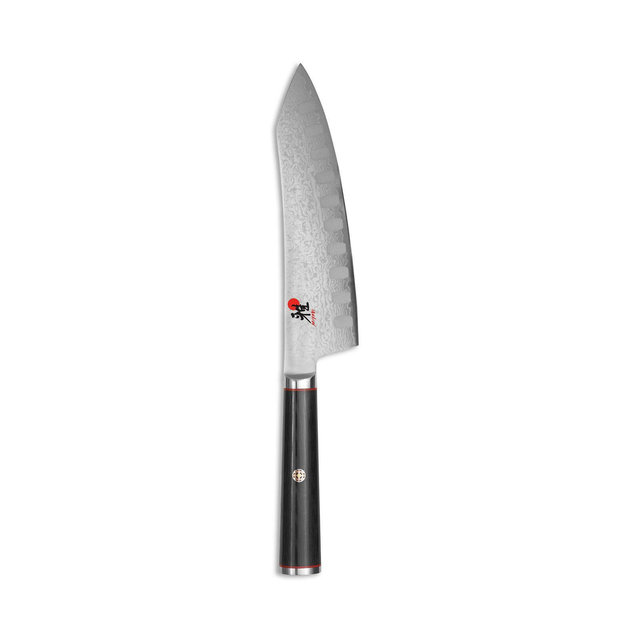 MIYABI Kaizen 7" Hollow Edge Rocking Santoku Knife
