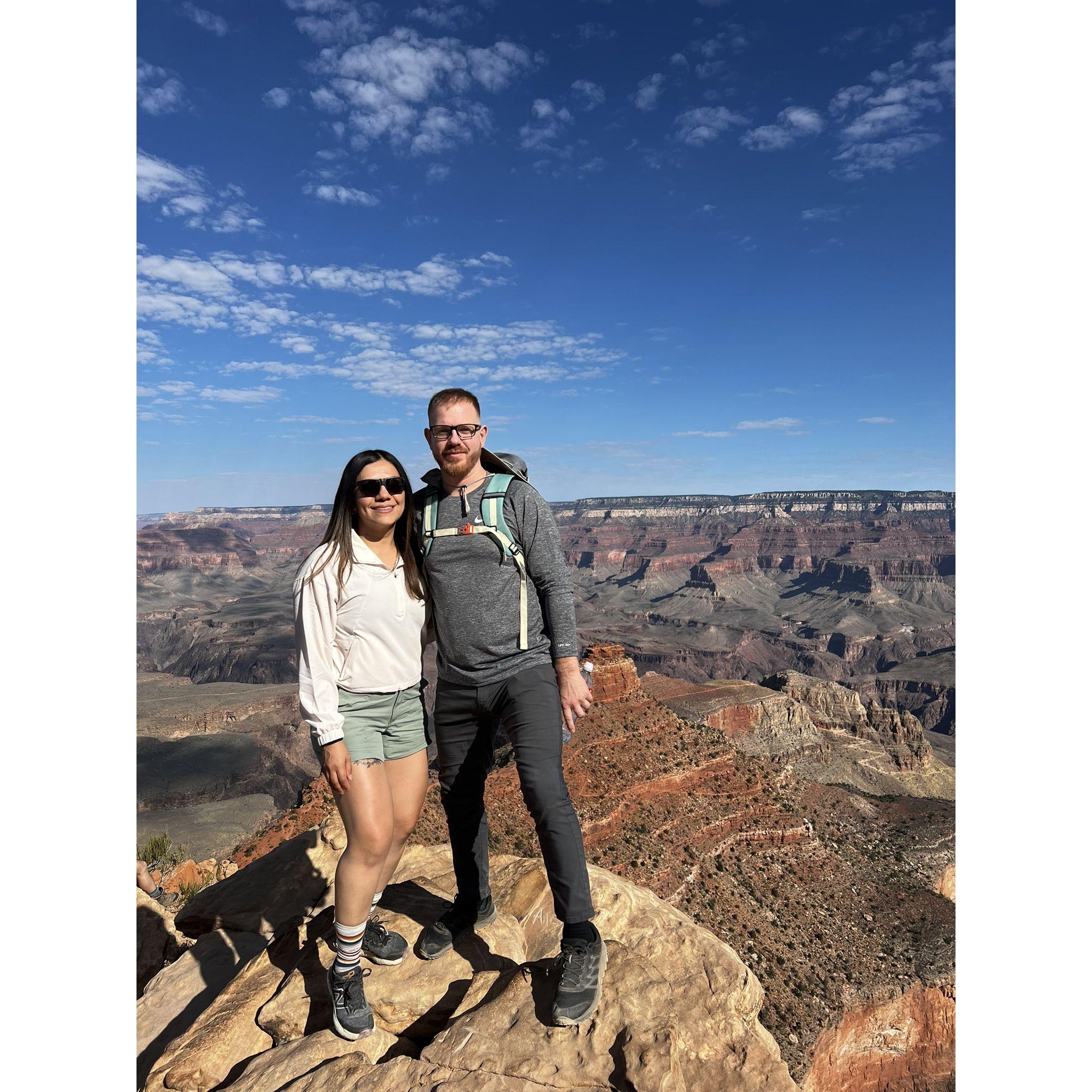Building memories together on our engagement trip! One of our favorite places we have visited.