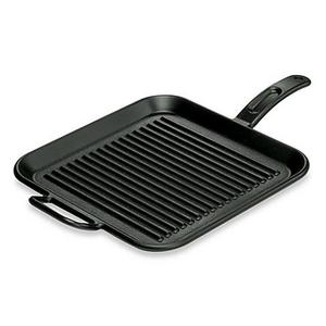 Lodge 12-Inch Pro Logic Cast Iron Square Grill Pan