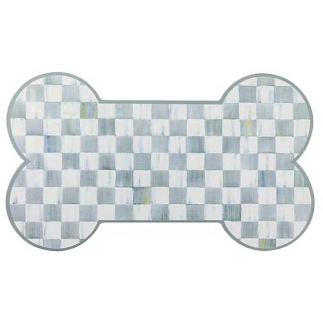 Sterling check pup placemat