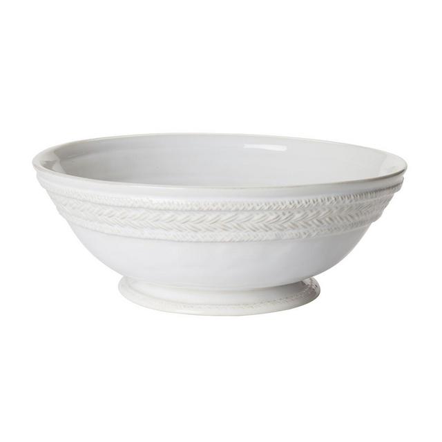 Juliska Le Panier Whitewash Footed Fruit Bowl