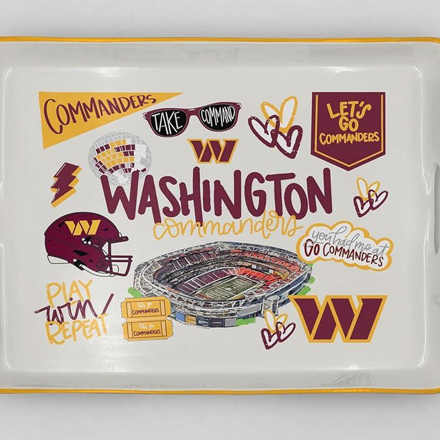 Proformance Home NFL Loco Fan Large Serving Tray w/Handles