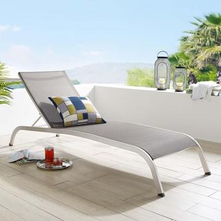 Savannah Mesh Chaise Outdoor Patio Lounge Chair