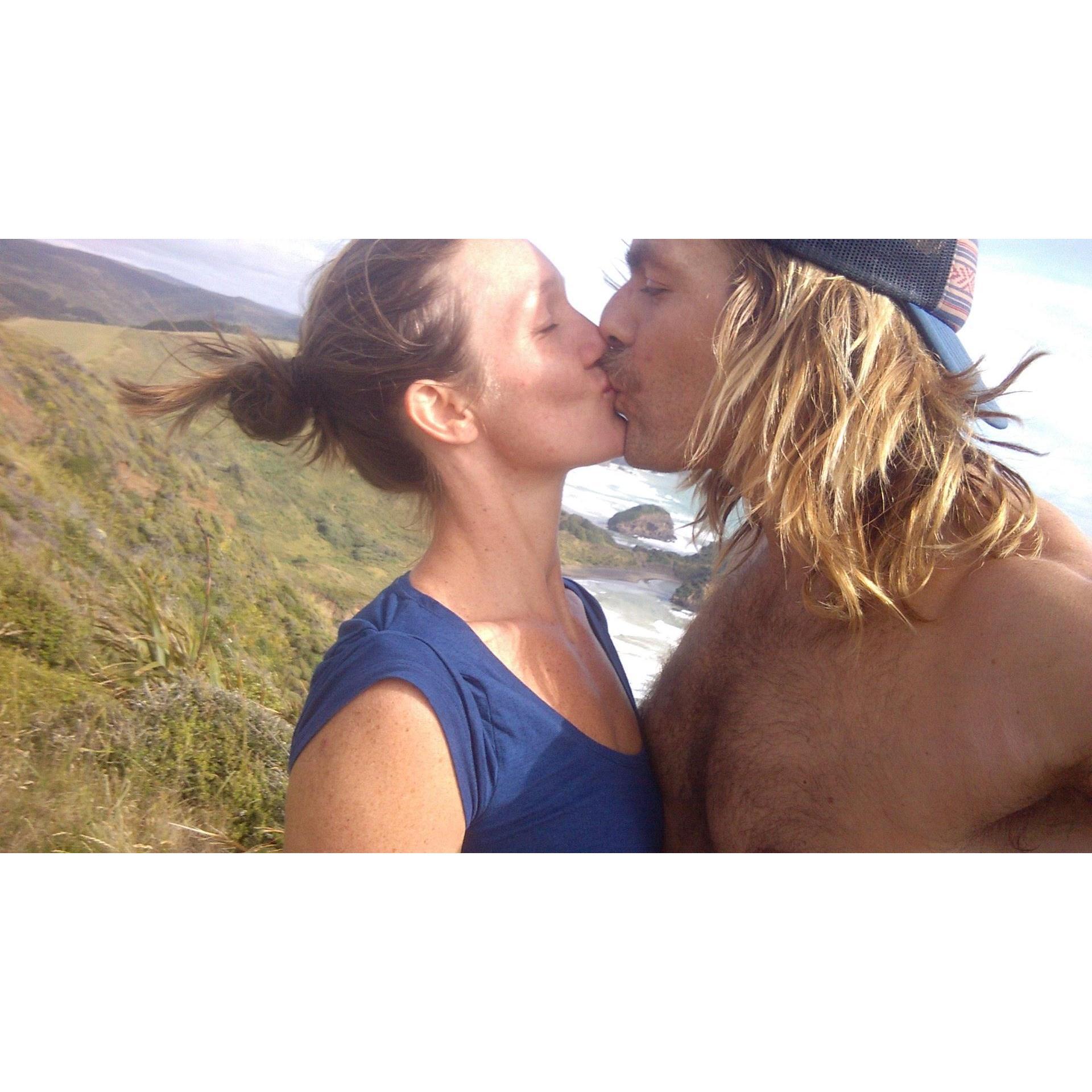 New Zealand 2015/2015: We spent our first Christmas together driving a van around New Zealand