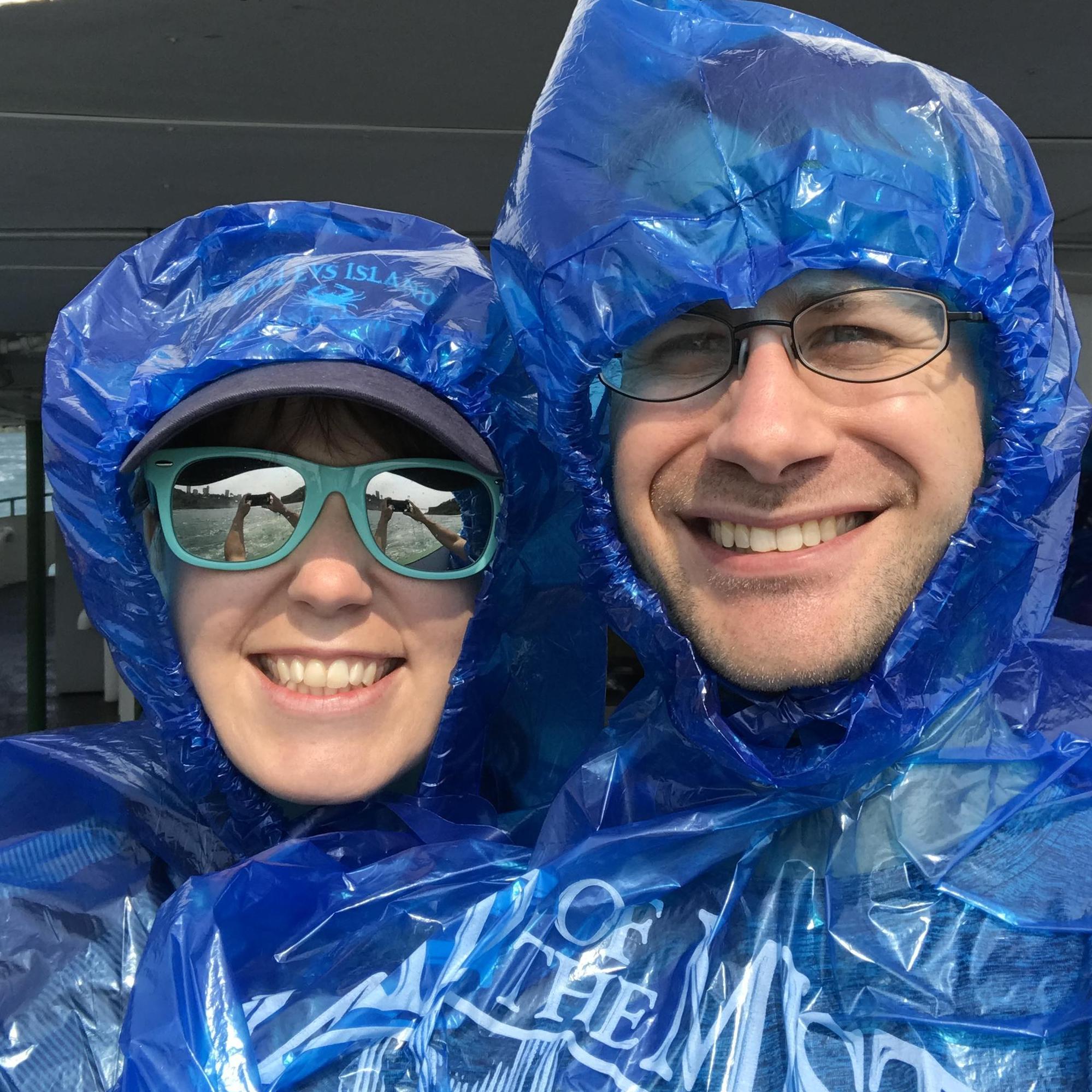 Rocking these ponchos at Niagara Falls way too hard and celebrating Katie's 29th birthday.