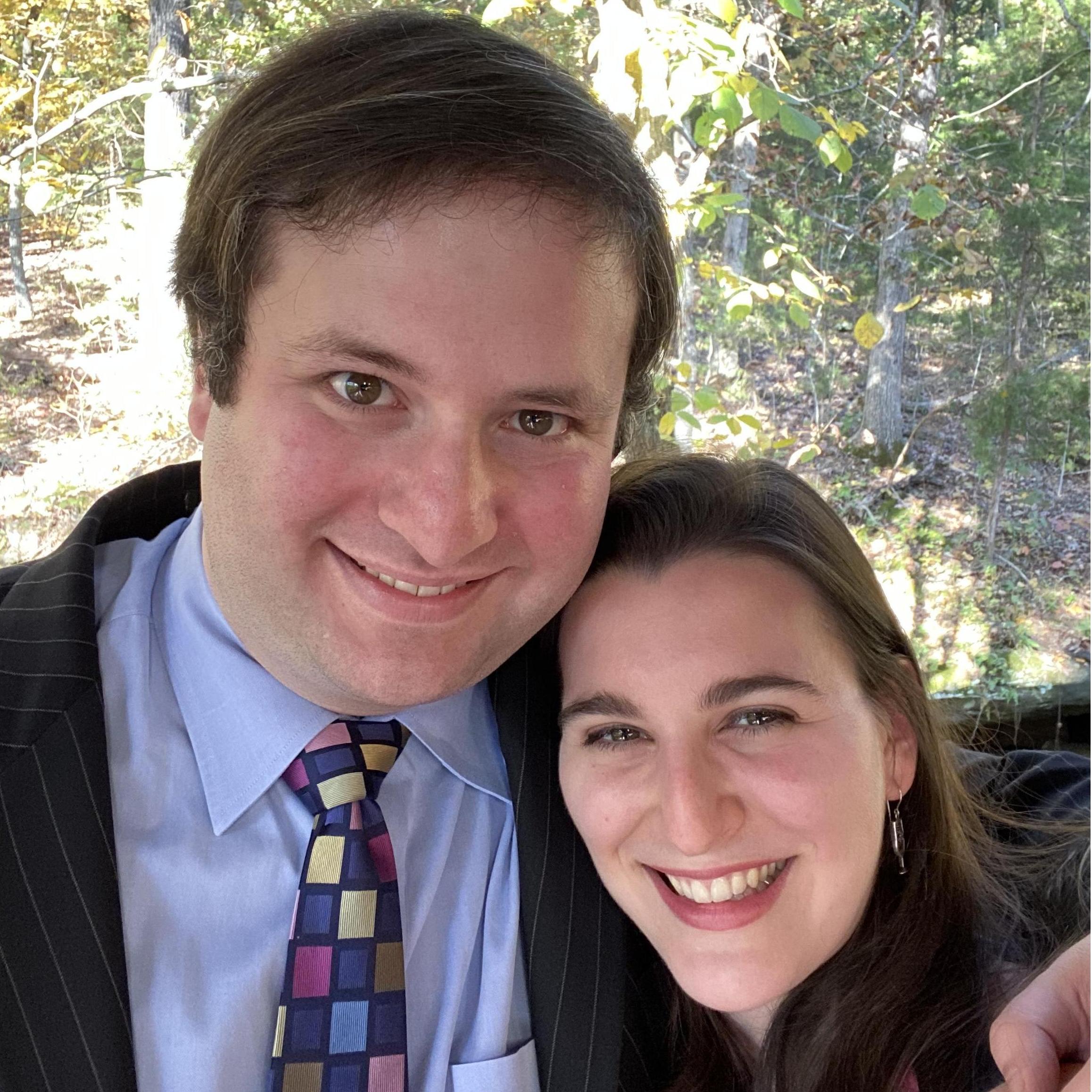 All dressed up at the wedding of friends Mike & Brynne Schroeder