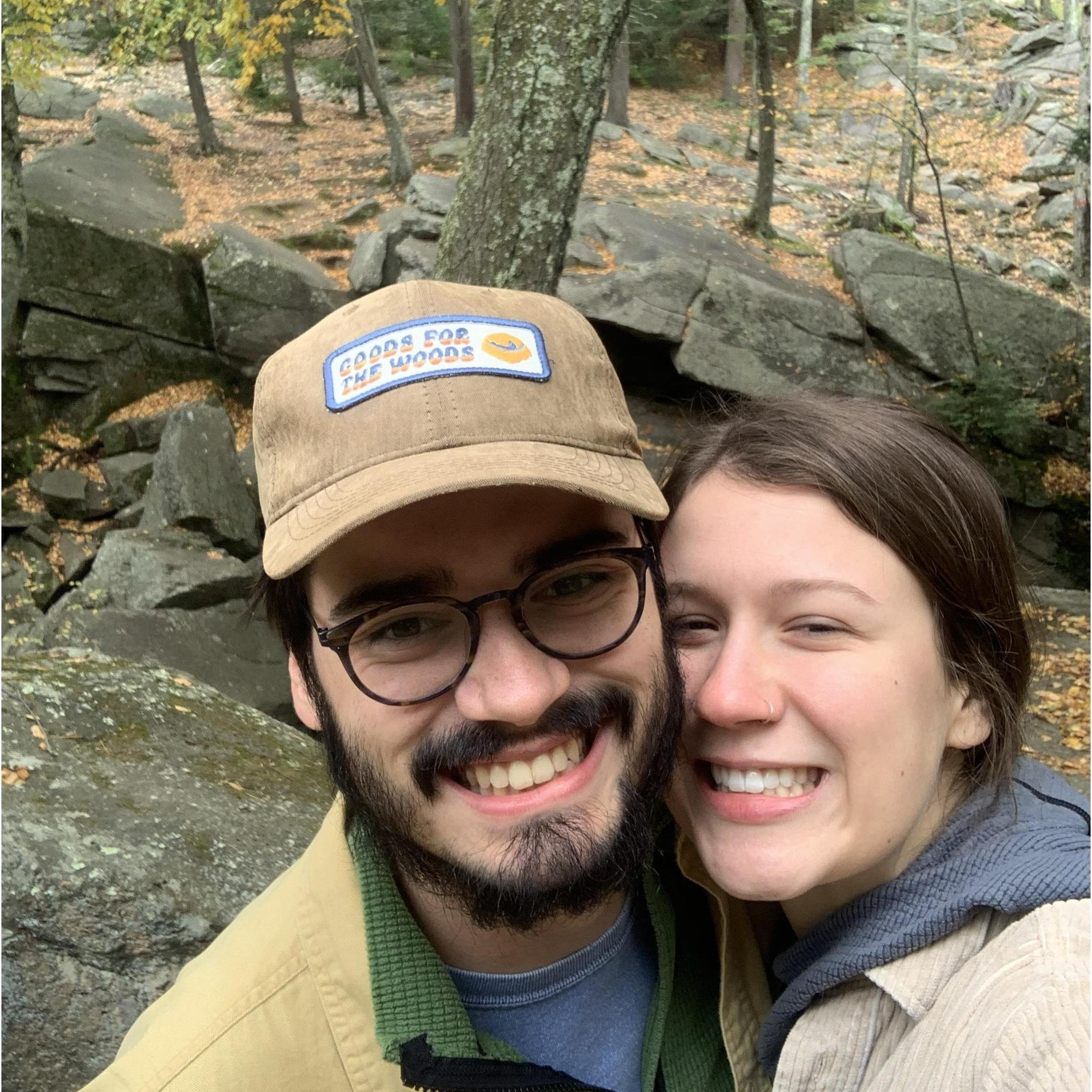 A hike we took in Massachusetts while Harper was visiting Tay in Rhode Island on senior fall break.