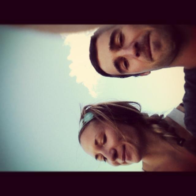 We are dating | heads are in clouds.