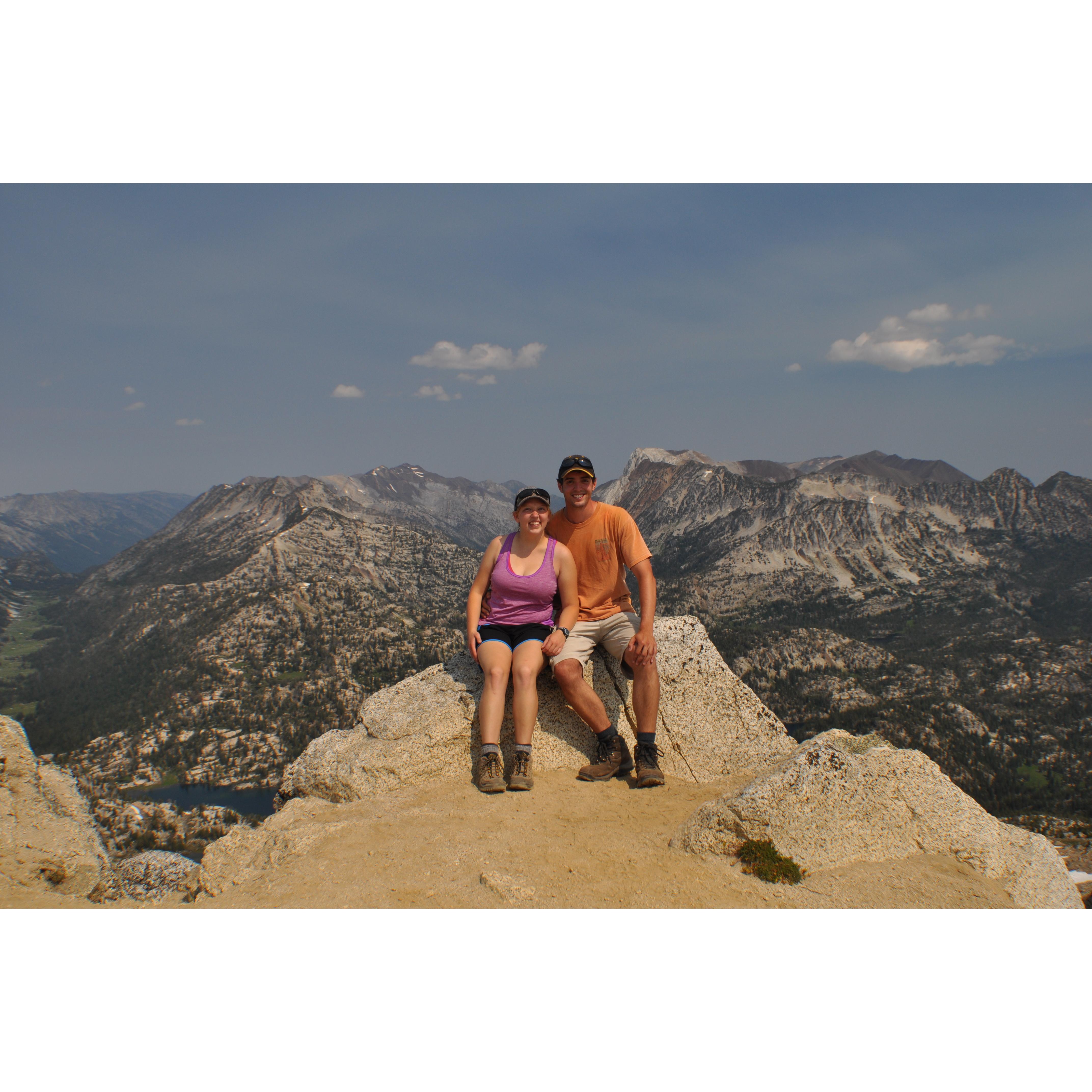 Before Vicky left for a year in England, they hiked to the top of Eagle Cap Mountain. One day, they will do it again!