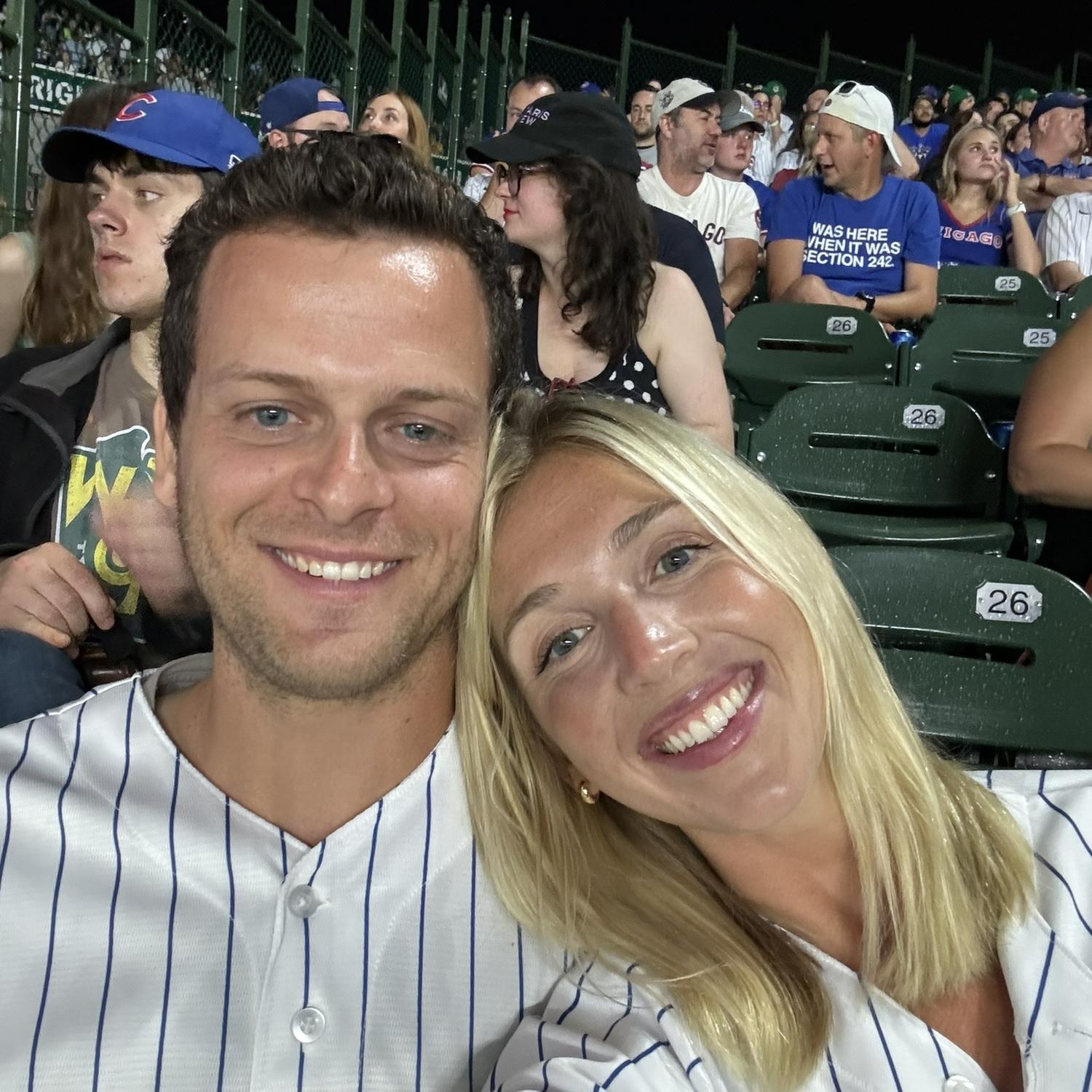 Back when Maggie used to be a Cubs fan...