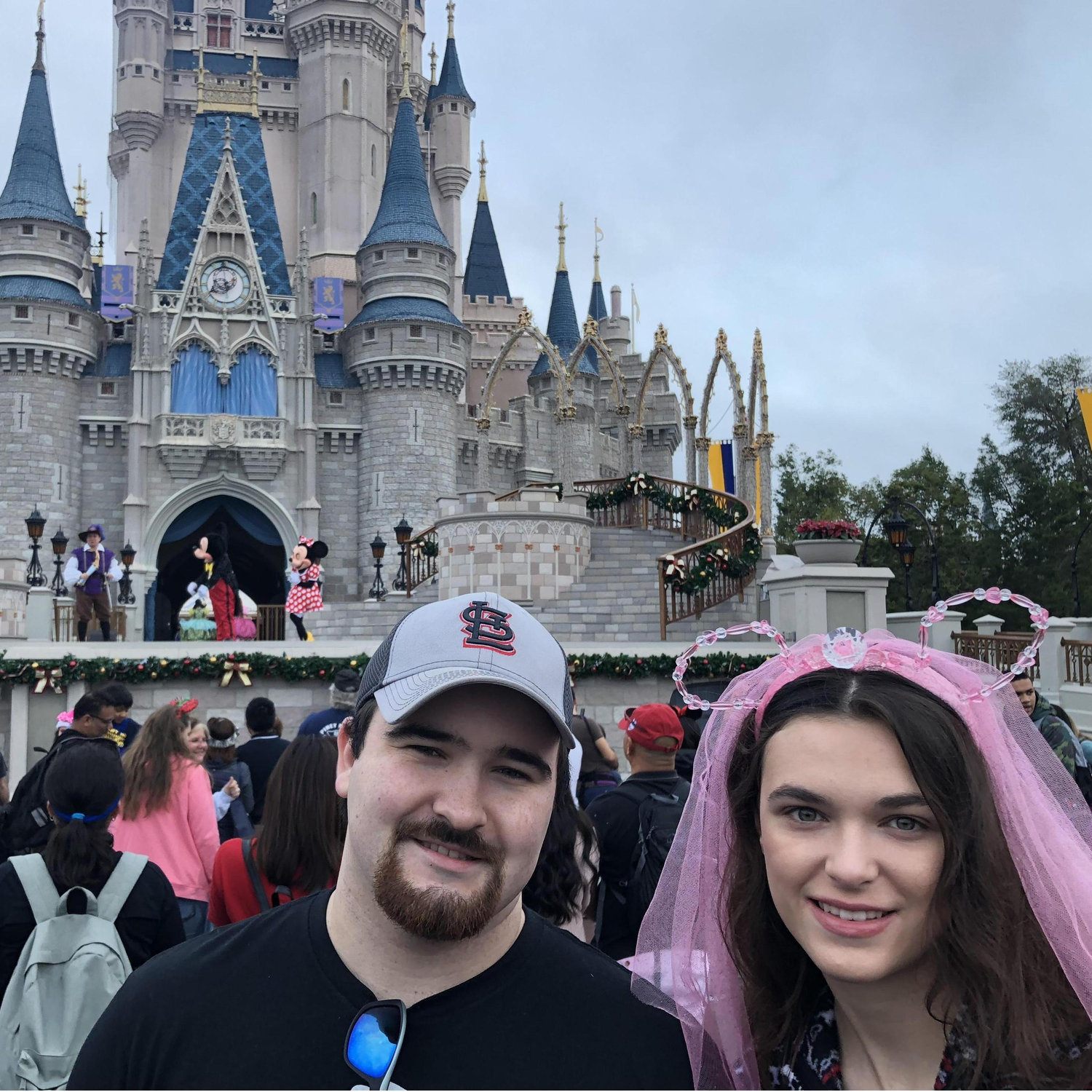 Our first time at Cinderella's Castle together