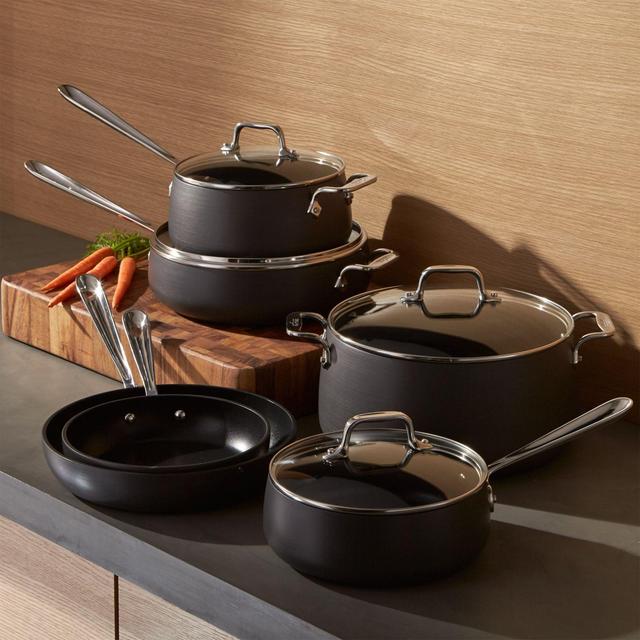 All-Clad ® HA1 Hard-Anodized Non-Stick10-Piece Cookware Set