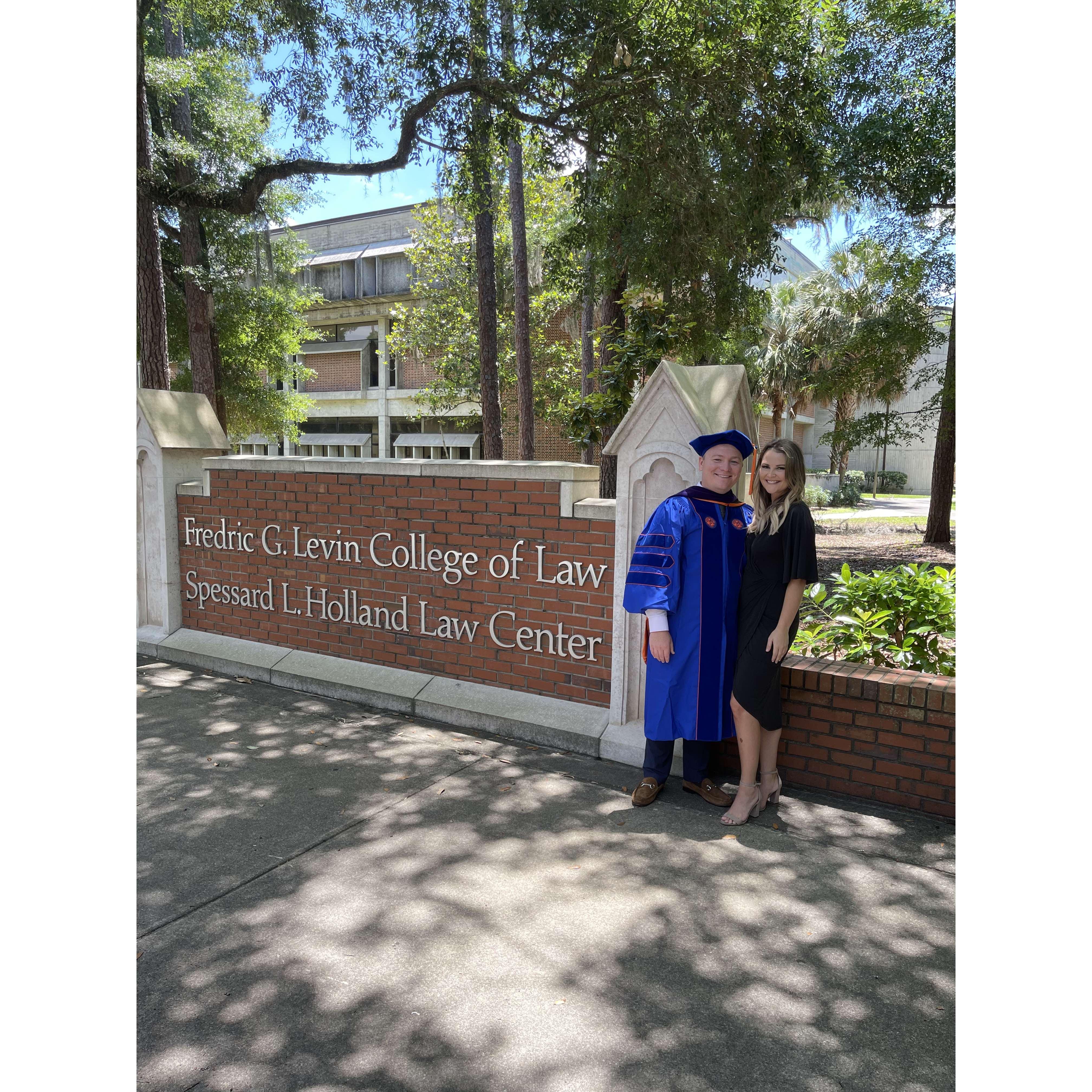 Joey graduates Law School 