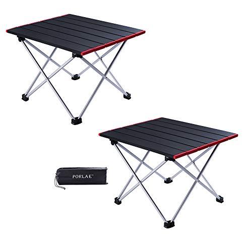 Foldable Portable Aluminum Table with Carry Bag for Outdoor Camping, Hiking and Picnic