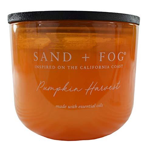 Sand + Fog Pumpkin Harvest Candle in a Glass Jar with Wood Lid - 25 oz.
