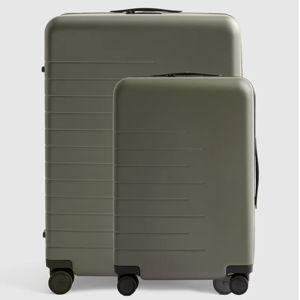 Carry-On & Large Check-In Suitcase Bundle in Olive