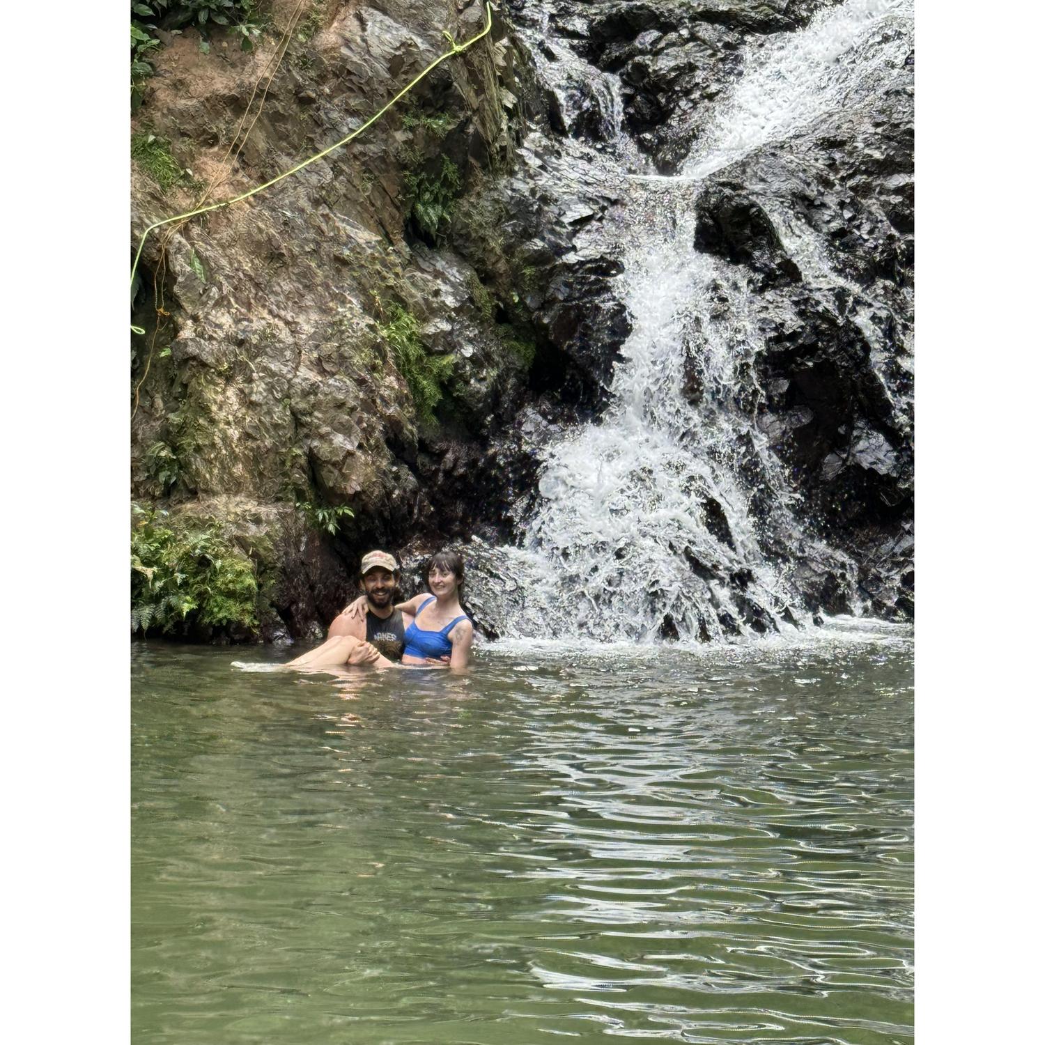 on a hike in Puerto Rico 1/26/2024