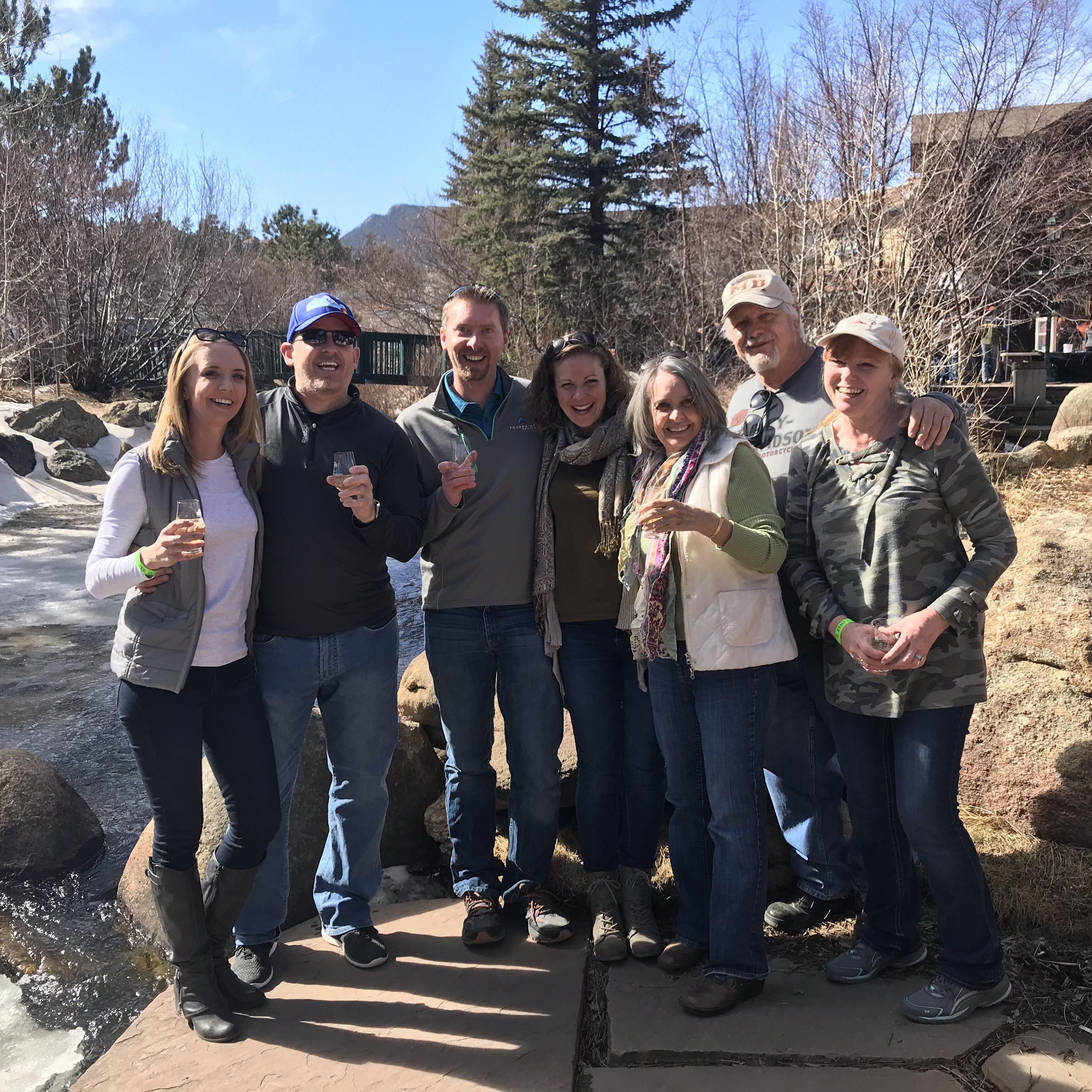 Estes Park with friends.... We do enjoy Colorado