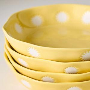 Vida Icon Stoneware Pasta Bowl, Color: Suns