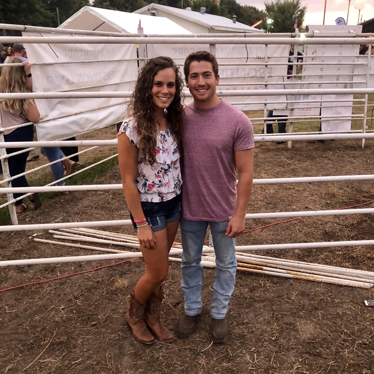 8/2/19
One of our earliest photos together! Kyle’s 1st rodeo, and the 1st time Haley brought him to Wahoo.