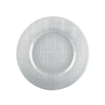 Verona Glass Charger, Clear
